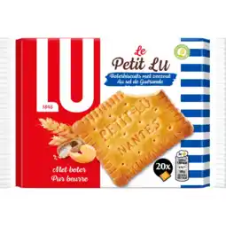 Albert Heijn LU Petit beurre boterbiscuits zeezout aanbieding