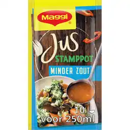 Albert Heijn Maggi Jus stamppot minder zout aanbieding