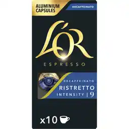 Albert Heijn L'OR Espresso decaffeinato ristretto capsules aanbieding
