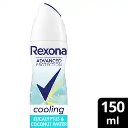 Albert Heijn Rexona Cooling eucalyptus & coconut water spray aanbieding