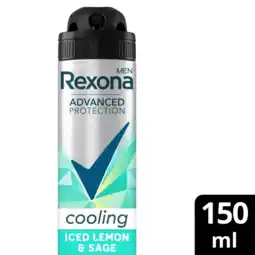 Albert Heijn Rexona Men cooling iced lemon & sage spray aanbieding