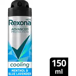 Albert Heijn Rexona Men cooling menthol & lavender spray aanbieding