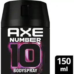Albert Heijn Axe Number 10 deodorant bodyspray aanbieding