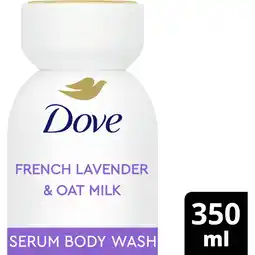 Albert Heijn Dove Body+mind lavender & oat milk body wash aanbieding