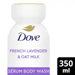 Albert Heijn Dove Body+mind lavender & oat milk body wash aanbieding