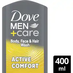 Albert Heijn Dove Men+care FIFA active comfort douchegel aanbieding