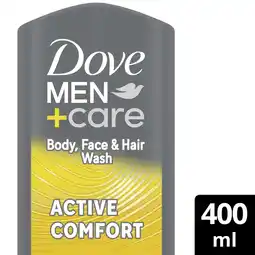 Albert Heijn Dove Men+care FIFA active comfort douchegel aanbieding