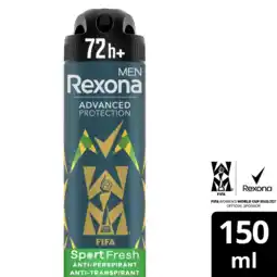 Albert Heijn Rexona Men FIFA limited collection spray aanbieding