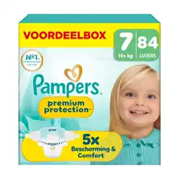 Albert Heijn Pampers Premium protection maat 7 economy pack aanbieding