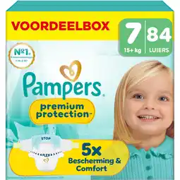 Albert Heijn Pampers Premium protection maat 7 economy pack aanbieding