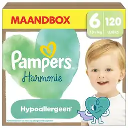 Albert Heijn Pampers Harmonie luiers maat 6 maandbox aanbieding