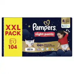 Albert Heijn Pampers Night pants maat 4 XXL pack aanbieding