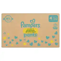 Albert Heijn Pampers Premium protection pants maat 4 doos aanbieding