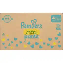 Albert Heijn Pampers Premium protection pants maat 4 doos aanbieding