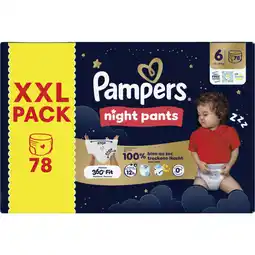 Albert Heijn Pampers Night pants maat 6 XXL pack aanbieding