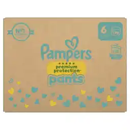 Albert Heijn Pampers Premium protection pants maat 6 doos aanbieding
