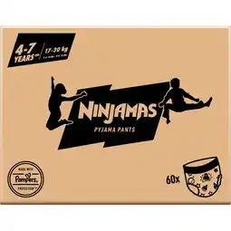 Albert Heijn Pampers Ninjamas pyjama pants space 4-7 years aanbieding