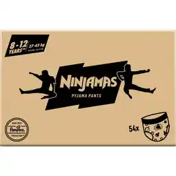 Albert Heijn Pampers Ninjamas pyjama pants space 8-12 years aanbieding