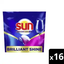 Albert Heijn Sun Brilliant shine all-in-1 vaatwascapsules aanbieding
