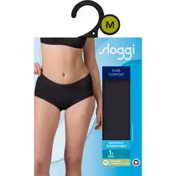 Albert Heijn Sloggi Pure comfort midi zwart maat S aanbieding
