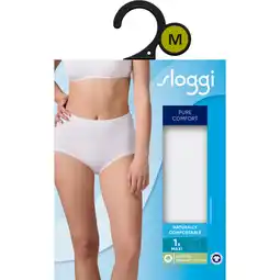 Albert Heijn Sloggi Pure comfort maxi wit maat S aanbieding