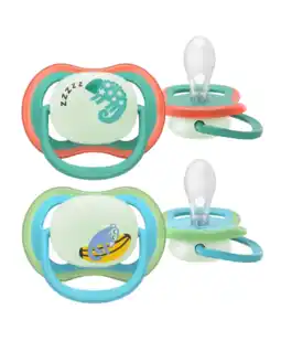 Albert Heijn Avent Soother air nighttime 6-18 maanden aanbieding
