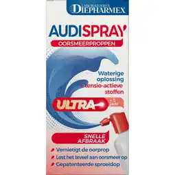 Albert Heijn Audispray Ultra bij oorsmeerprop aanbieding