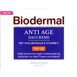 Albert Heijn Biodermal Anti age dagcreme SPF30 aanbieding