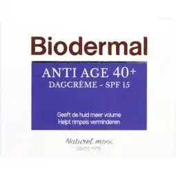 Albert Heijn Biodermal Anti-age 40+ dagcrème aanbieding