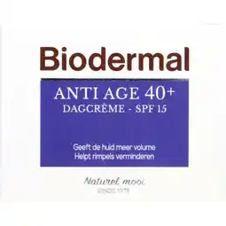 Albert Heijn Biodermal Anti-age 40+ dagcrème aanbieding
