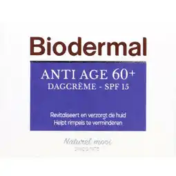 Albert Heijn Biodermal Anti-age 60+ dagcrème aanbieding