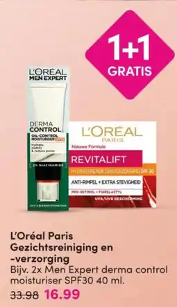 DA L'Oréal Paris Gezichtsreiniging en verzorging aanbieding