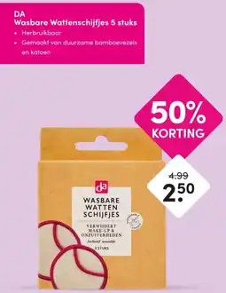 DA Da Wasbare Wattenschijfjes 5 stuks aanbieding