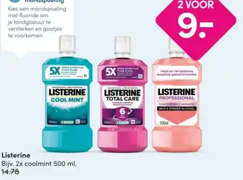 DA Listerine aanbieding