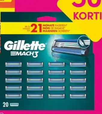 DA Gillette Mach3 aanbieding