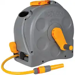 Alternate Hozelock 2415 Compact Enclosed Reel 2 in 1 Slanghaspel aanbieding