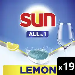 Albert Heijn Sun All-in-one citroen vaatwastabletten aanbieding