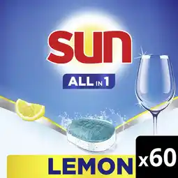 Albert Heijn Sun All-in-one citroen vaatwastabletten aanbieding