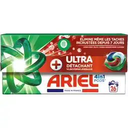 Albert Heijn Ariel 4in1 pods+ ultra wasmiddelcapsules aanbieding