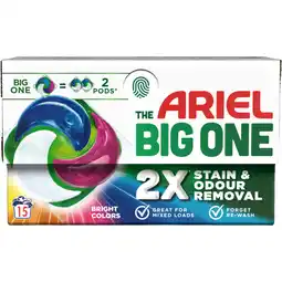 Albert Heijn Ariel Pods color the big one wascapsules aanbieding