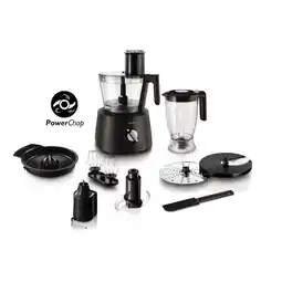 Expert Philips HR7776/90 Foodprocessor Zwart aanbieding