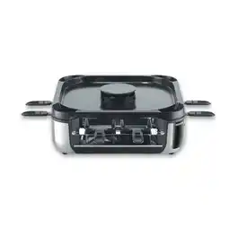 Expert Severin Gourmetstel RG2379 SEVENTO Racletteset Zwart aanbieding