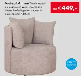 Woonsquare Fauteuil Antoni aanbieding