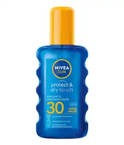 Wehkamp NIVEA SUN protect & dry touch transparante zonnespray SPF 30 - 200 ml aanbieding