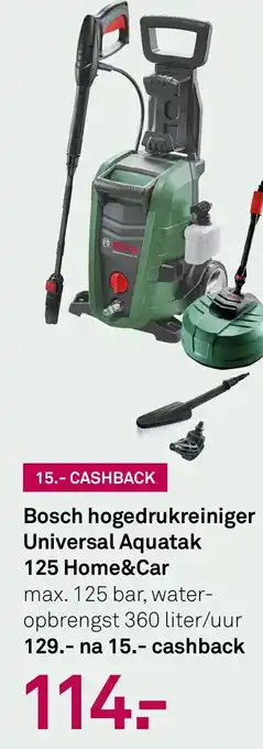 Karwei Bosch hogedrukreiniger Universal Aquatak 125 Home&Car aanbieding