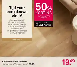 Karwei Karwei click pvc primera aanbieding