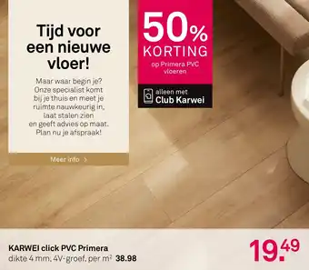 Karwei Karwei click pvc primera aanbieding