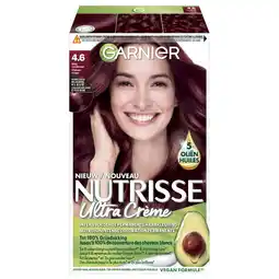 Wehkamp Garnier Nutrisse Ultra Crème haarkleuring - 4.6 Diep Rood Middenbruin aanbieding