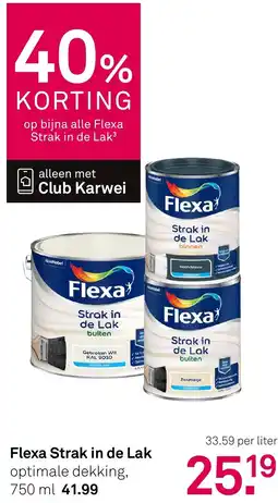 Karwei Flexa Strak in de Lak aanbieding
