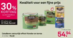Karwei CetaBever natuurlijk effect Vlonder en terras aanbieding